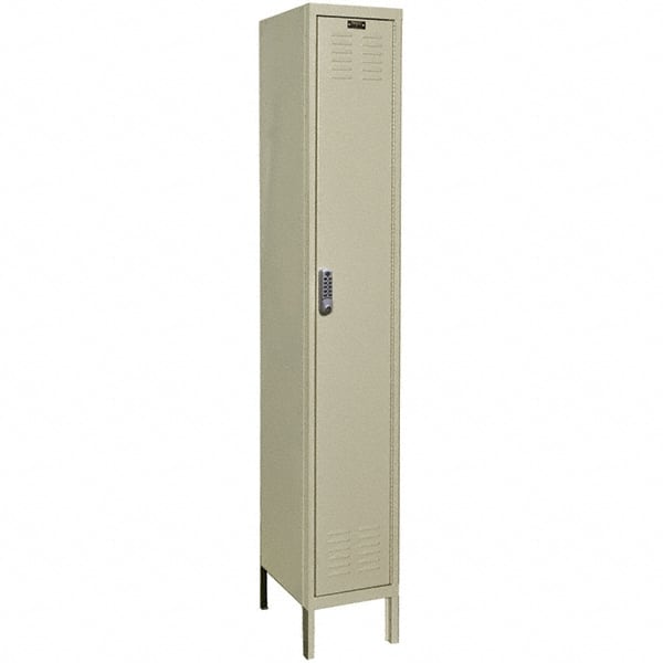 Hallowell - 1 Door, 1 Tier, Electronic Access Lockers - Exact Tool & Supply