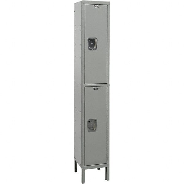 Hallowell - 2 Door, 2 Tier, Premium Wardrobe Lockers - Exact Tool & Supply