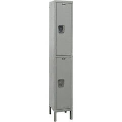 Hallowell - 2 Door, 2 Tier, Premium Wardrobe Lockers - Exact Tool & Supply
