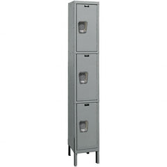 Hallowell - 3 Door, 3 Tier, Premium Wardrobe Lockers - Exact Tool & Supply
