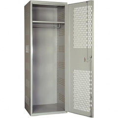 Hallowell - 1 Door, 1 Tier, Welded Locker - Exact Tool & Supply