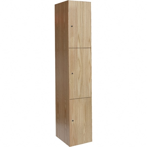 Hallowell - 3 Door, 3 Tier, Premium Wardrobe Lockers - Exact Tool & Supply