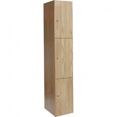 Hallowell - 3 Door, 3 Tier, Premium Wardrobe Lockers - Exact Tool & Supply