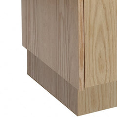 Hallowell - 18" Wide x 4" Deep, Locker Finished End Base - Exact Tool & Supply