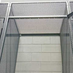 Hallowell - 36" Wide x 60" Deep, Locker UL Greenguard Gold Product Certified for Low Chemical Emissions UL.COM/GG UL 2818 - Exact Tool & Supply