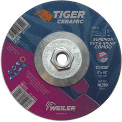 6X1/8 TIGER CERAMIC T27 COMBO WHL - Exact Tool & Supply