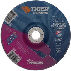 7X1/8 TIGER CERAMIC T27 COMBO WHL - Exact Tool & Supply