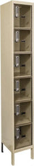 Hallowell - 6 Door, 6 Tier, Safety-View Plus Box Locker - Exact Tool & Supply