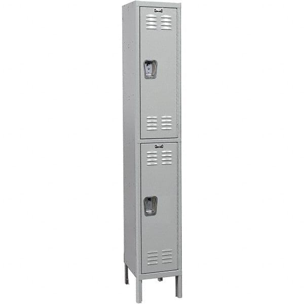Hallowell - Medsafe 2 Door, 2 Tier, Premium Wardrobe Lockers - Exact Tool & Supply