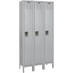 Hallowell - Medsafe 3 Door, 1 Tier, Premium Wardrobe Lockers - Exact Tool & Supply