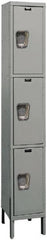 Hallowell - 3 Door, 3 Tier, Premium Wardrobe Lockers - Exact Tool & Supply