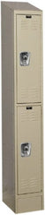 Hallowell - 2 Door, 2 Tier, Ready-Built Wardrobe & Box Lockers - Exact Tool & Supply