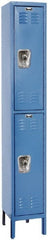 Hallowell - 2 Door, 2 Tier, Ready-Built Wardrobe & Box Lockers - Exact Tool & Supply