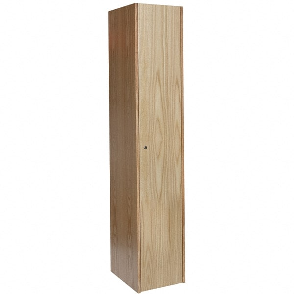 Hallowell - 3/4" Wide x 72" High x 18" Deep, Locker Finished End Panels - Exact Tool & Supply