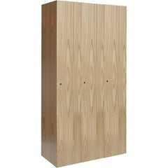 Hallowell - 3 Door, 1 Tier, Premium Wardrobe Lockers - Exact Tool & Supply