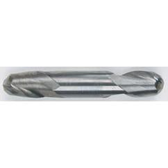 3/16 Dia. - 2 OAL - Solid Carbide - Bright - Ball Nose DE EM-2 FL - Exact Tool & Supply