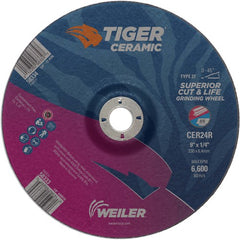 9X1/4 TIGER CERAMIC T27 GRIND WHL - Exact Tool & Supply