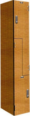 Hallowell - 2 Door, 2 Tier, Phenolic Z-Locker - Exact Tool & Supply