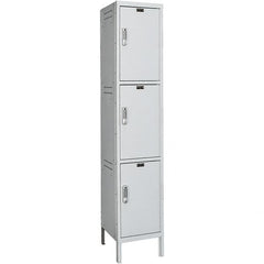 Hallowell - 3 Door, 3 Tier, Charging Station Locker - Exact Tool & Supply