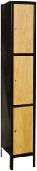 Hallowell - 3 Door, 3 Tier, Premium Wardrobe Lockers - Exact Tool & Supply
