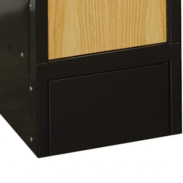 Hallowell - 15" Wide x 6" High, Locker Closed Front Base - Exact Tool & Supply