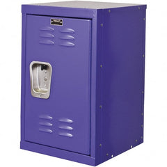 Hallowell - 1 Door, 1 Tier, Kid & Teen Lockers - Exact Tool & Supply