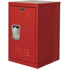 Hallowell - 1 Door, 1 Tier, Kid & Teen Lockers - Exact Tool & Supply