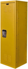 Hallowell - 1 Door, 1 Tier, Kid & Teen Lockers - Exact Tool & Supply