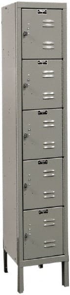 Hallowell - 5 Door, 5 Tier, Premium Box Lockers - Exact Tool & Supply