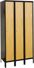 Hallowell - 3 Door, 1 Tier, Premium Wardrobe Lockers - Exact Tool & Supply