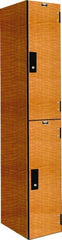 Hallowell - 2 Door, 2 Tier, Premium Wardrobe Lockers - Exact Tool & Supply