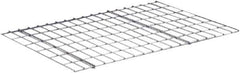 Hallowell - 48" Wide, Open Shelving Accessory/Component - Steel, Powder Coat Finish, 24" Deep, Use with Rivetwell Shelving - Exact Tool & Supply