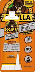 Gorilla Glue - White, Tube Silyl Terminated Polyether Construction Adhesive - -40 to 200°F Service Temperature, Indoor & Outdoor - Exact Tool & Supply