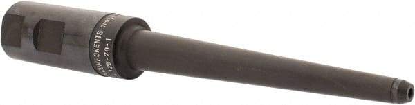 Made in USA - 1" Shank Diam Straight Shank with Weldon Flat 1/8" Hole End Mill Holder/Adapter - 5" Projection - Exact Tool & Supply