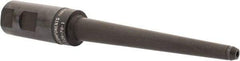 Made in USA - 1" Shank Diam Straight Shank with Weldon Flat 1/8" Hole End Mill Holder/Adapter - 5" Projection - Exact Tool & Supply