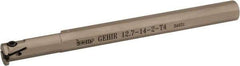Iscar - GEHI, Right Hand, 0.075 to 0.095" Groove Width, Indexable Grooving Tool Holder - GEMI.., GEPI.. Insert Compatibility, 6" OAL, Through Coolant - Exact Tool & Supply