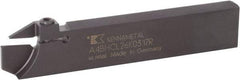 Kennametal - 1.2598" Blade Height, 5/16" Blade Width, 4.9213" OAL, Right Hand Cut, Single End Indexable Cut-Off Blade - A4BHC Blade, A4 Cut-Off Series - Exact Tool & Supply