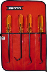 Proto - 4 Piece Hook & Probe Set - Plastic - Exact Tool & Supply