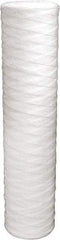 Value Collection - 4-1/2" OD, 50µ, Polypropylene String-Wound Cartridge Filter - 20" Long, Reduces Dirt & Rust - Exact Tool & Supply