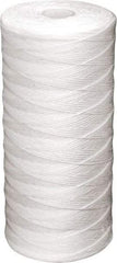 Value Collection - 4-1/2" OD, 25µ, Polypropylene String-Wound Cartridge Filter - 20" Long, Reduces Sediments - Exact Tool & Supply