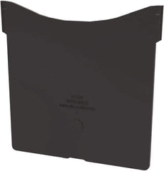 Akro-Mils - 4.7" Wide x 4.3" High, Black Bin Divider - Use with Akro-Mils - 30230 - Exact Tool & Supply