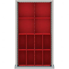 LISTA - 12-Compartment Drawer Divider Layout for 3.15" High Drawers - Exact Tool & Supply