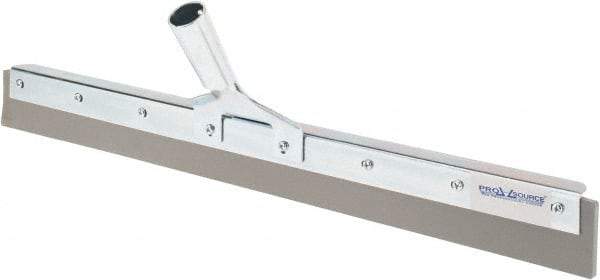 PRO-SOURCE - 24" Rubber Blade Floor Squeegee - Tapered End, Gray - Exact Tool & Supply