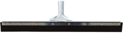 PRO-SOURCE - 18" Rubber Blade Floor Squeegee - Tapered End, Black - Exact Tool & Supply