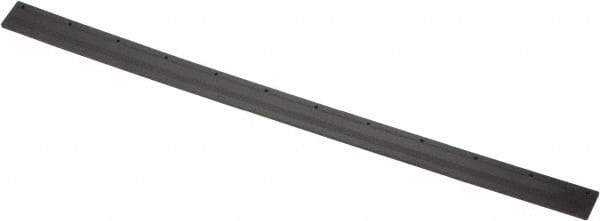 PRO-SOURCE - 36" Rubber Blade Squeegee Refill - Tapered End, Black - Exact Tool & Supply
