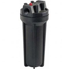 Value Collection - 3/4 Inch Pipe, FNPT x FNPT End Connections, 2-1/2 Cartridge Outside Diamerter, 9-3/4 Inch Long Cartridge, 12.25 Inch Long, Cartridge Filter Housing without Cartridge - Exact Tool & Supply