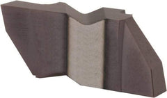 Hertel - 094IG Grade HC225, 2.39mm Cutting Width Carbide Grooving Insert - 0.18" Max Depth of Cut, Right Hand, .005 to .010" Corner Radius, TiAlN Finish - Exact Tool & Supply