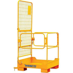 Wesco Industrial Products - 600 Lb Capacity Forklift Work Platform - Exact Tool & Supply
