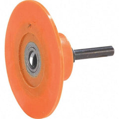 WALTER Surface Technologies - 3" Diam Disc Backing Pad - 1/4" Shank Diam, Medium Density, 28,000 RPM, Twist Compatible - Exact Tool & Supply