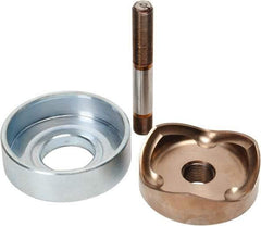 Greenlee - 4.011 Inch Hole Diameter x 3-1/2 Inch Hole Length x Round, Knockout Punch Unit - Battery and Hydraulic Operated, 10 Gauge Max in Mild Steel - Exact Tool & Supply